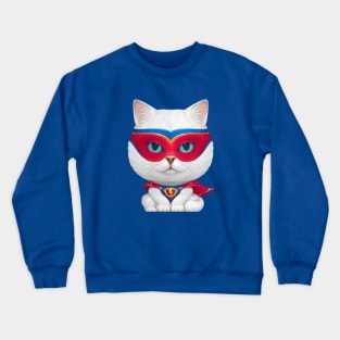 Superhero Cat Crewneck Sweatshirt